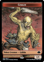 Goblin // Griffin Double-Sided Token [Dominaria Remastered Tokens] | Good Games Cannington