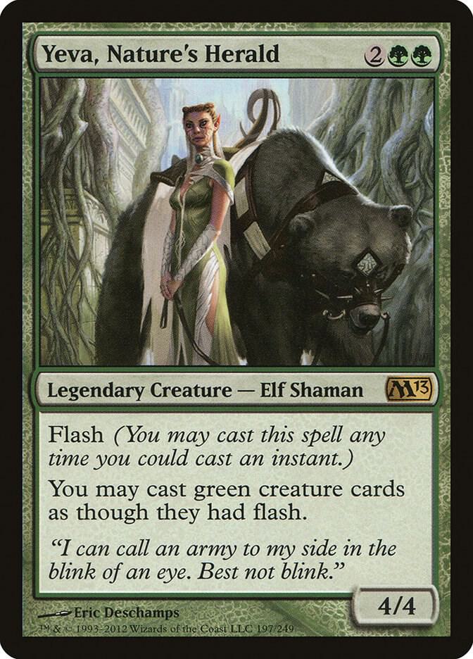 Yeva, Nature's Herald 197/249 (Magic 2013 (M13))  | Good Games Cannington