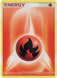 Fire Energy (2007 Unnumbered D P Style) [League & Championship Cards] | Good Games Cannington