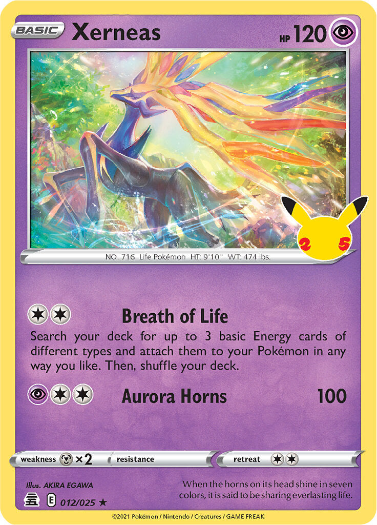 Xerneas (012/025) [Celebrations: 25th Anniversary] | Good Games Cannington