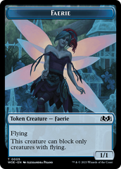 Faerie // Food (0010) Double-Sided Token [Wilds of Eldraine Tokens] | Good Games Cannington