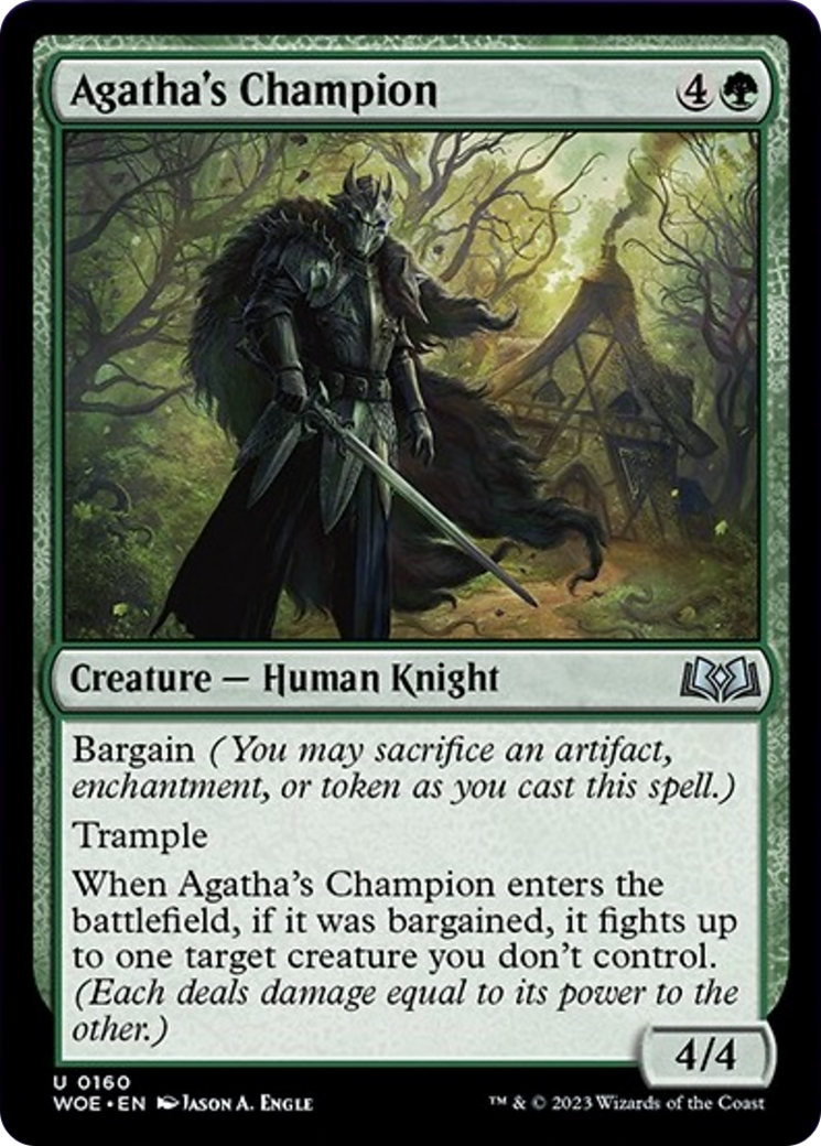 Agatha's Champion [Wilds of Eldraine] | Good Games Cannington