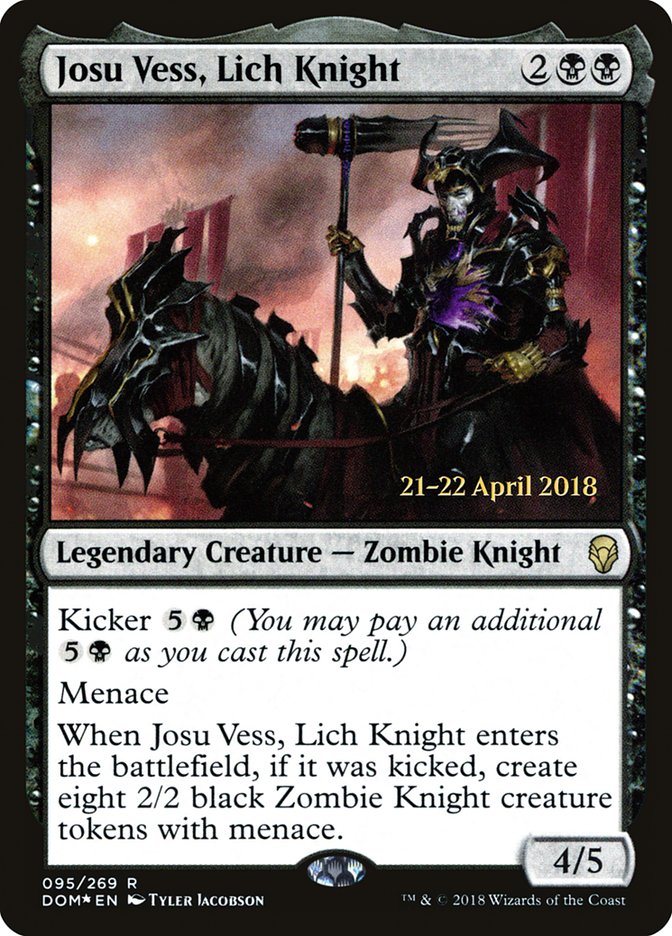 Josu Vess, Lich Knight [Dominaria Prerelease Promos] | Good Games Cannington