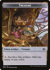 Treasure // Daretti Emblem Double-Sided Token [Secret Lair Drop Series] | Good Games Cannington