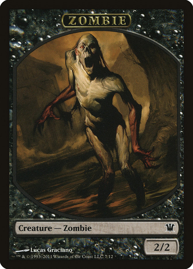 Zombie Token (7/12) [Innistrad Tokens] | Good Games Cannington
