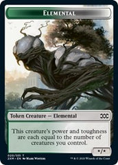 Elemental // Treasure Double-Sided Token [Double Masters Tokens] | Good Games Cannington
