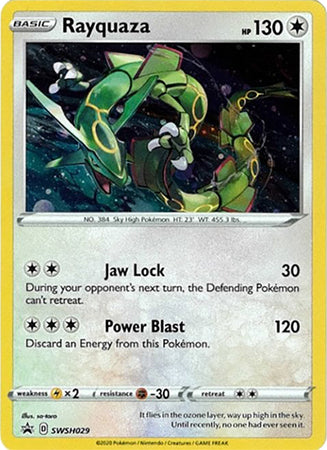 Rayquaza (SWSH029) [Sword & Shield: Black Star Promos] | Good Games Cannington