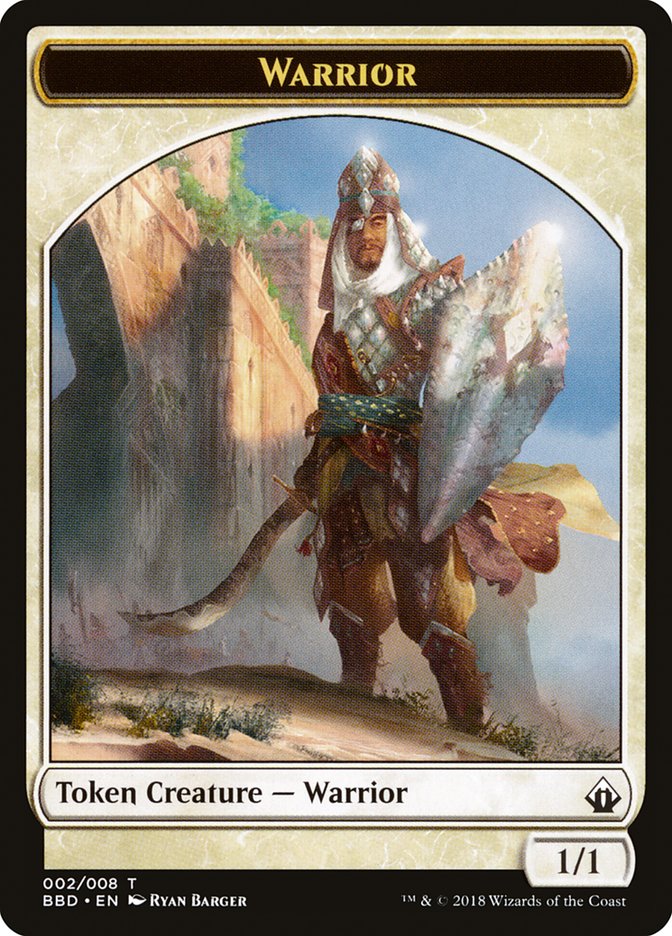 Warrior Token [Battlebond Tokens] | Good Games Cannington