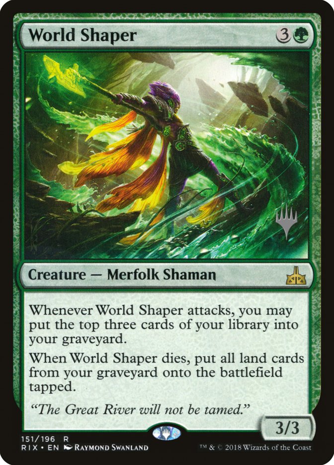 World Shaper (Promo Pack) [Rivals of Ixalan Promos] | Good Games Cannington