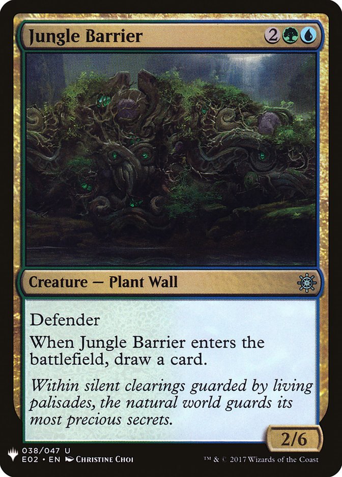 Jungle Barrier [Mystery Booster] | Good Games Cannington