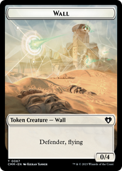 Wall // Kor Ally Double-Sided Token [Commander Masters Tokens] | Good Games Cannington