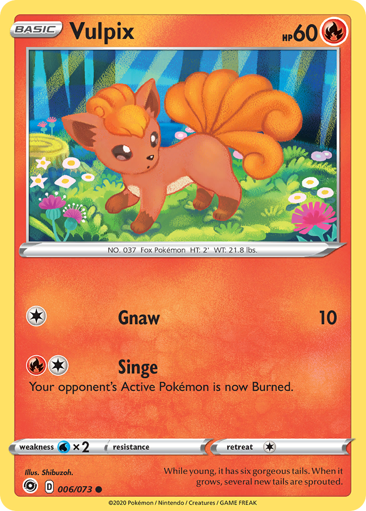 Vulpix (006/073) [Sword & Shield: Champion's Path] | Good Games Cannington