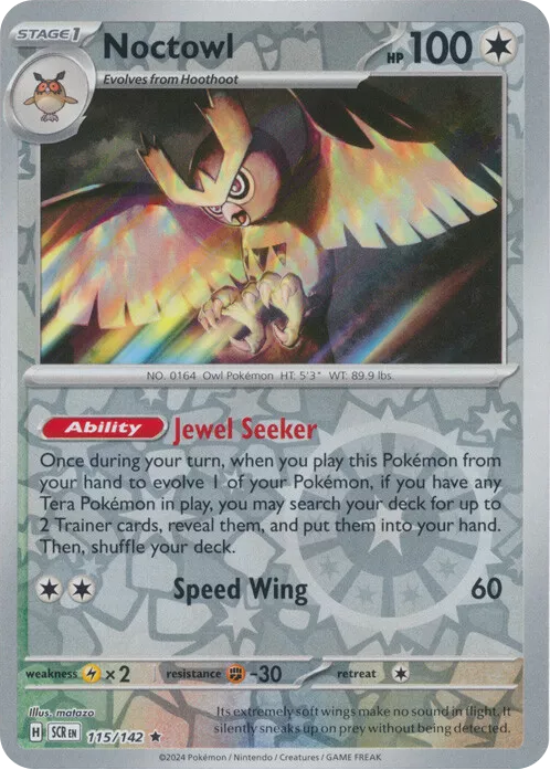 Noctowl (115/142) [Scarlet & Violet: Stellar Crown] | Good Games Cannington