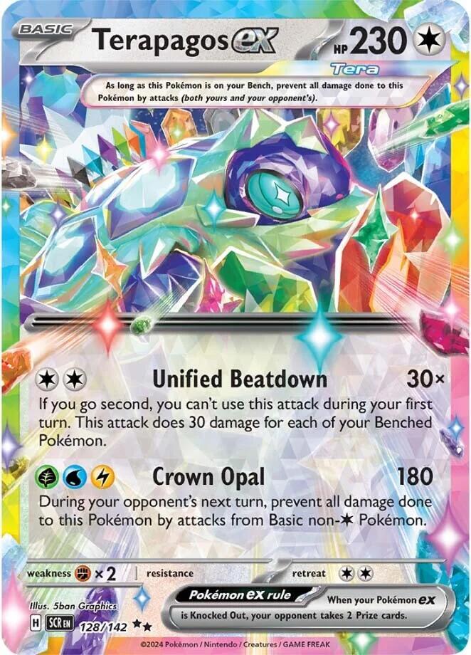 Terapagos ex 128/142 (SV07: Stellar Crown)  - Holofoil | Good Games Cannington