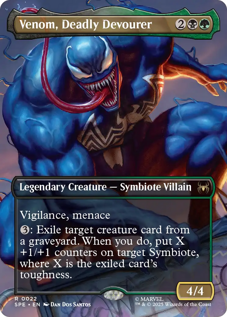 Venom, Deadly Devourer (Borderless) [Marvel's Spider-Man: Eternal-Legal] | Good Games Cannington