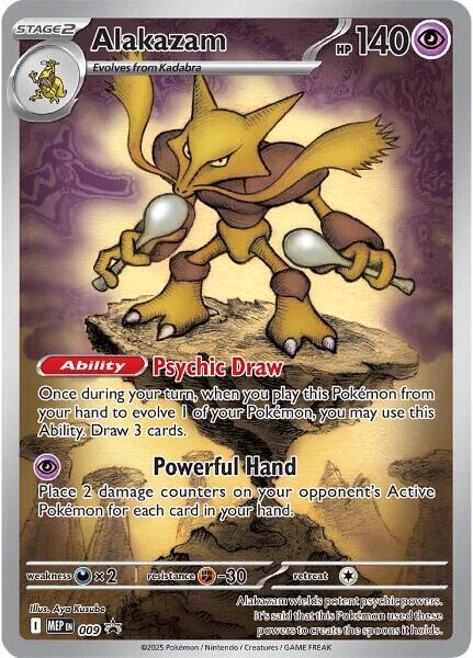 Alakazam 009 (ME: Mega Evolution Promo)  - Holofoil | Good Games Cannington