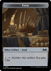 Faerie // Food (0010) Double-Sided Token [Wilds of Eldraine Tokens] | Good Games Cannington