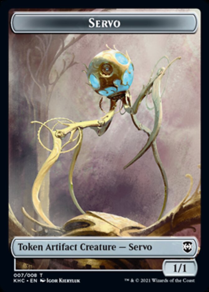 Servo Token [Kaldheim Commander Tokens] | Good Games Cannington