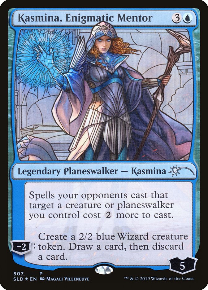 Kasmina, Enigmatic Mentor (Stained Glass) [Secret Lair Drop Promos] | Good Games Cannington