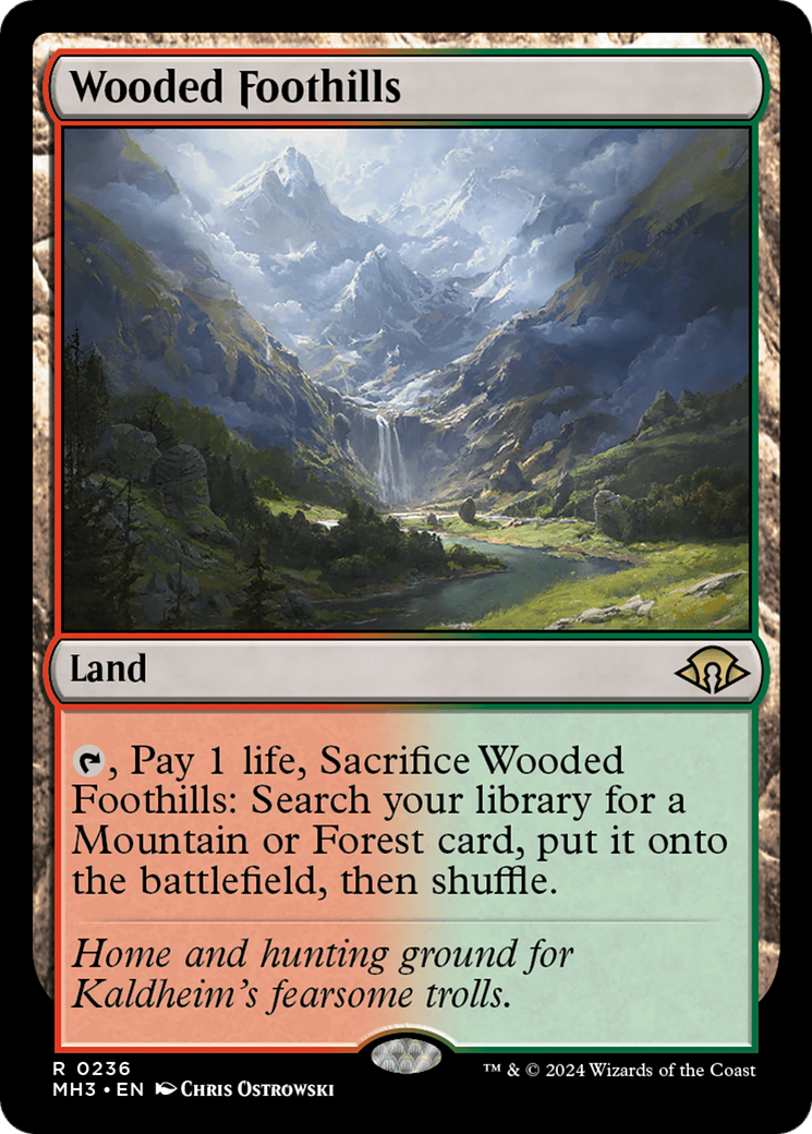 Wooded Foothills [Modern Horizons 3] | Good Games Cannington
