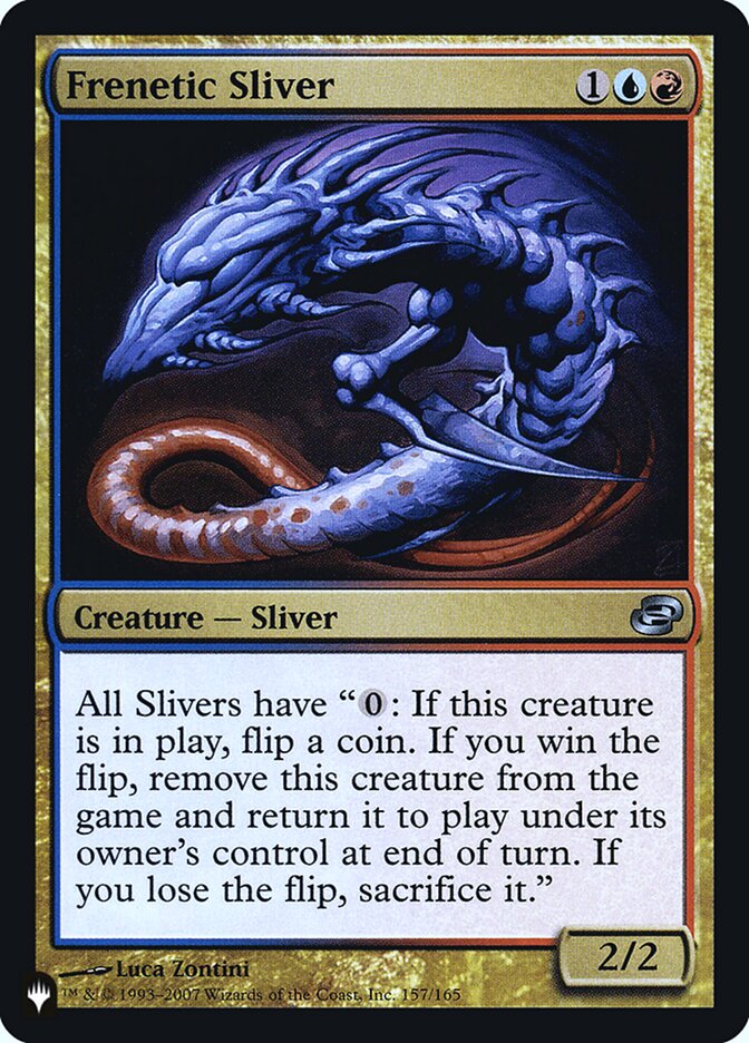 Frenetic Sliver [Secret Lair: Heads I Win, Tails You Lose] | Good Games Cannington