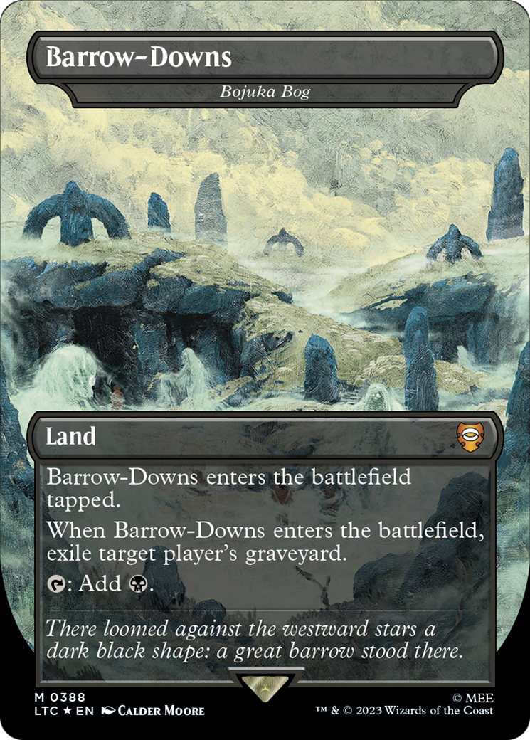 Barrow-Downs - Bojuka Bog (Surge Foil Realms and Relics) [The Lord of the Rings: Tales of Middle-Earth Commander] | Good Games Cannington