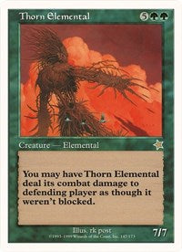 Thorn Elemental (Oversized) [Oversize Cards] | Good Games Cannington