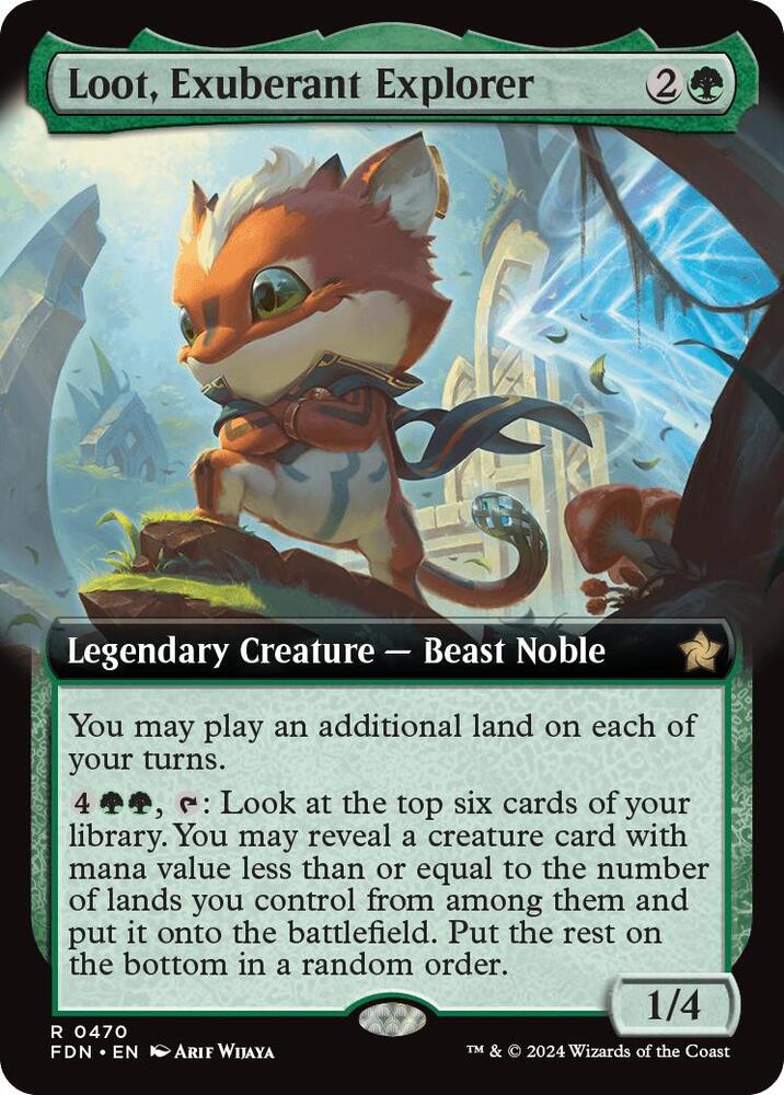 Loot, Exuberant Explorer 470 (Foundations)  - Foil | Good Games Cannington