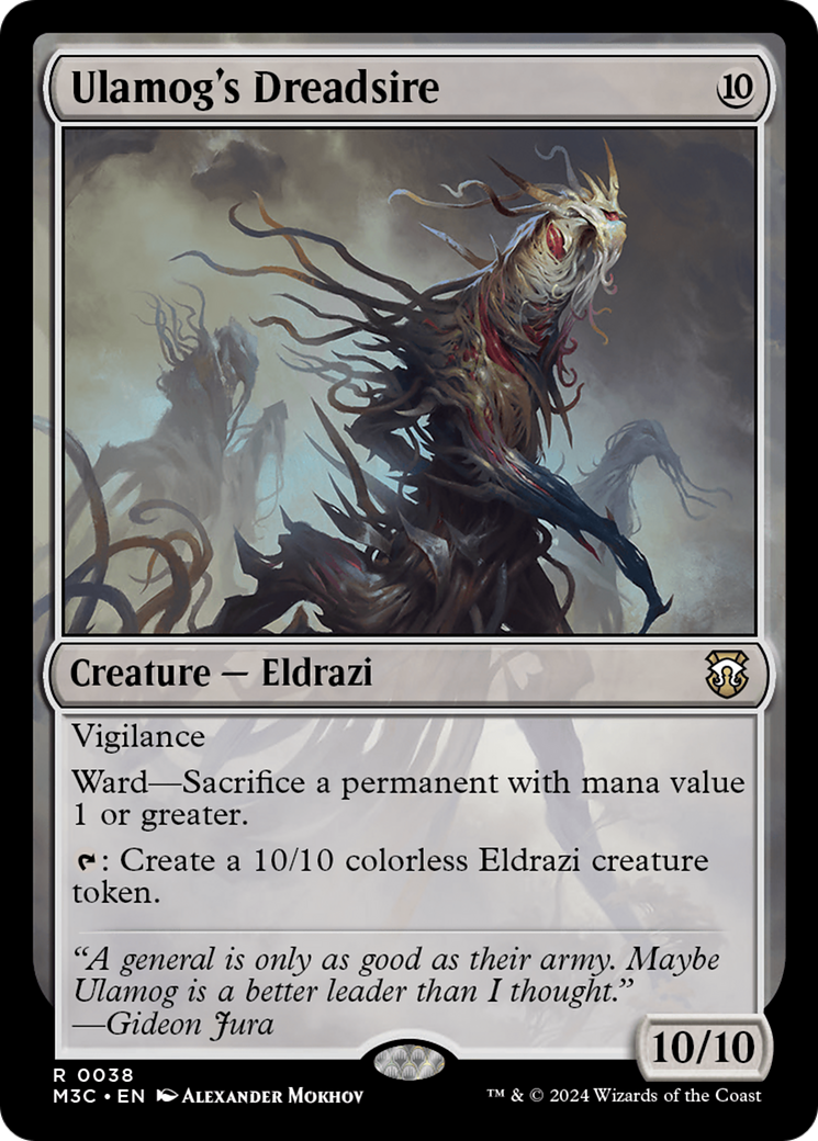 Ulamog's Dreadsire (Ripple Foil) [Modern Horizons 3 Commander] | Good Games Cannington