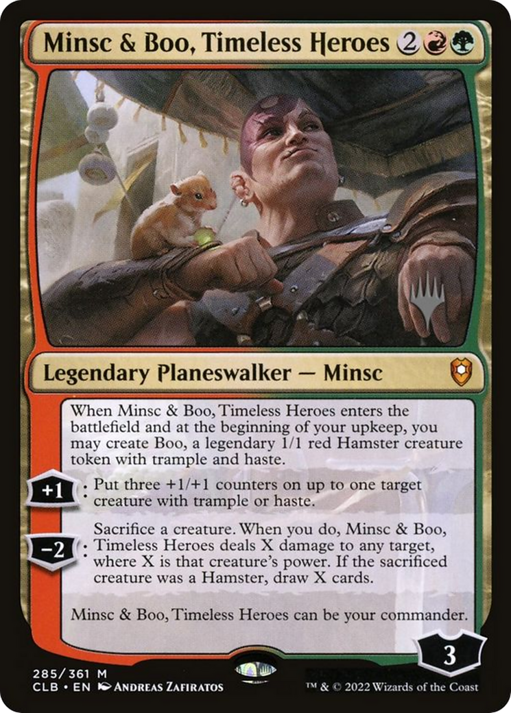 Minsc & Boo, Timeless Heroes (Promo Pack) [The Lost Caverns of Ixalan Promos] | Good Games Cannington