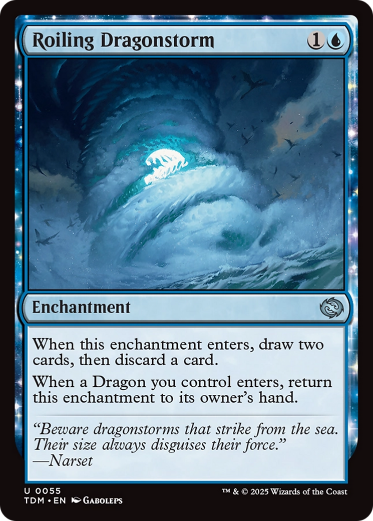 Roiling Dragonstorm [Tarkir: Dragonstorm] | Good Games Cannington