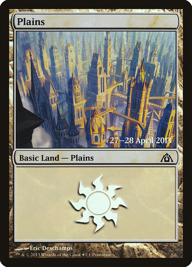 Plains (157) [Dragon's Maze Prerelease Promos] | Good Games Cannington