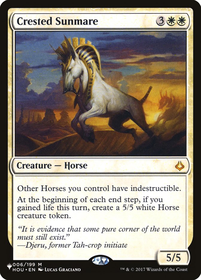 Crested Sunmare [The List] | Good Games Cannington