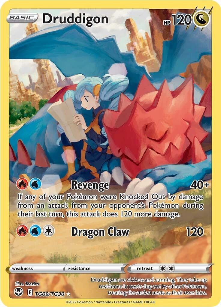 Druddigon (TG09/TG30) [Sword & Shield: Silver Tempest] | Good Games Cannington