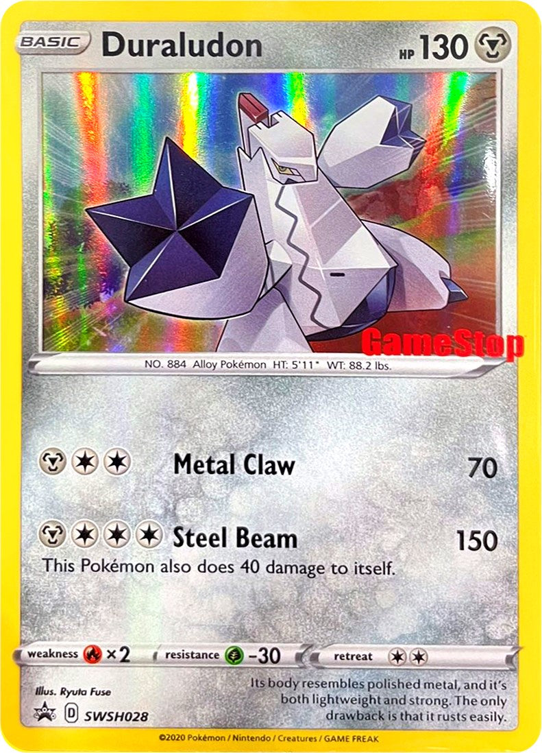 Duraludon (SWSH028) (GameStop Exclusive) [Sword & Shield: Black Star Promos] | Good Games Cannington