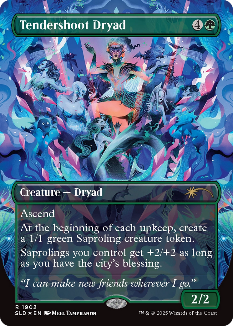 Tendershoot Dryad (Double Rainbow Foil) [Secret Lair Drop Series] | Good Games Cannington