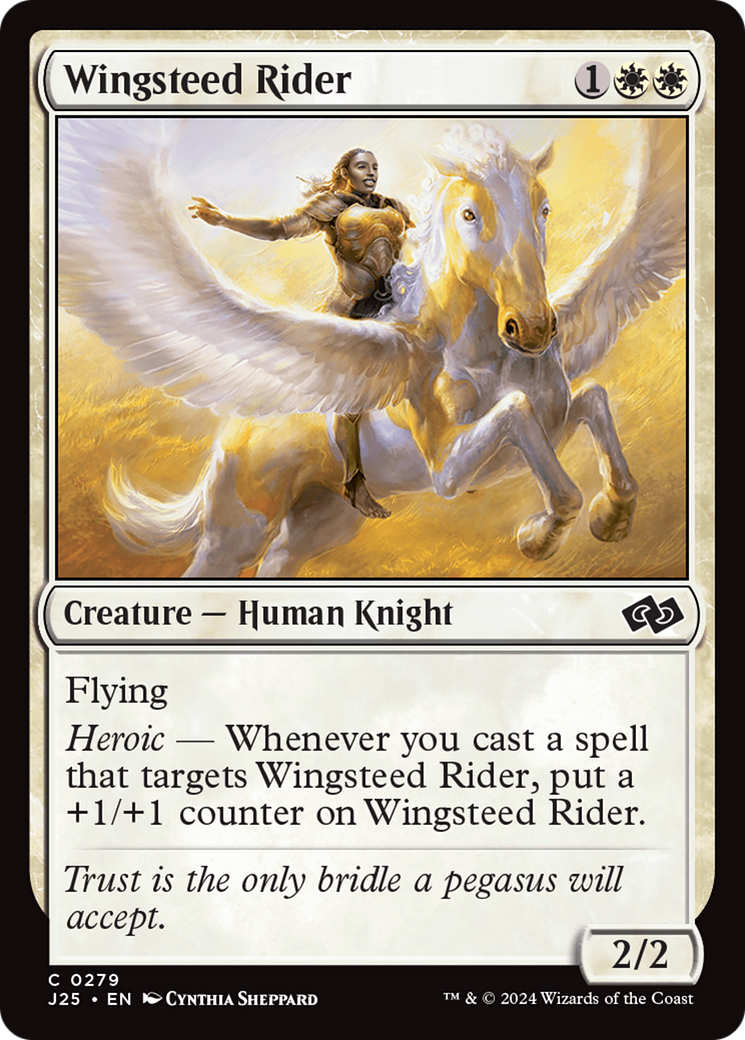 Wingsteed Rider [Foundations Jumpstart] | Good Games Cannington