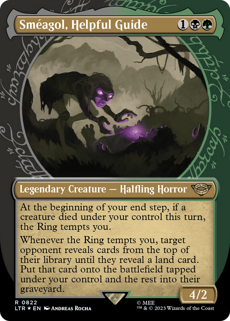Smeagol, Helpful Guide (Showcase) (Surge Foil) [The Lord of the Rings: Tales of Middle-Earth] | Good Games Cannington