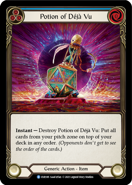 Potion of Deja Vu [EVR185] (Everfest)  1st Edition Cold Foil | Good Games Cannington