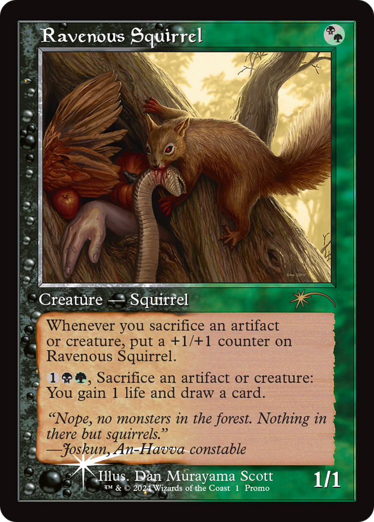 Ravenous Squirrel (Open House) [Wizards Play Network 2024] | Good Games Cannington
