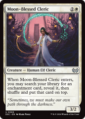 Moon-Blessed Cleric [Duskmourn: House of Horror Commander] | Good Games Cannington