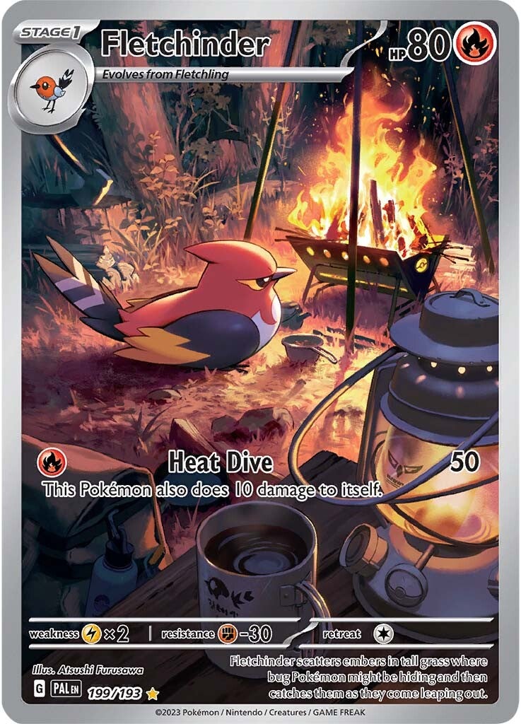 Fletchinder (199/193) [Scarlet & Violet: Paldea Evolved] | Good Games Cannington