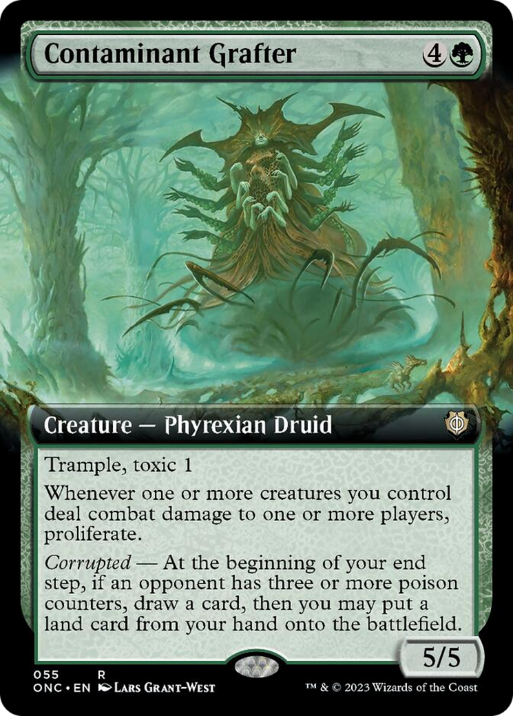Contaminant Grafter (Extended Art) [Phyrexia: All Will Be One Commander] | Good Games Cannington
