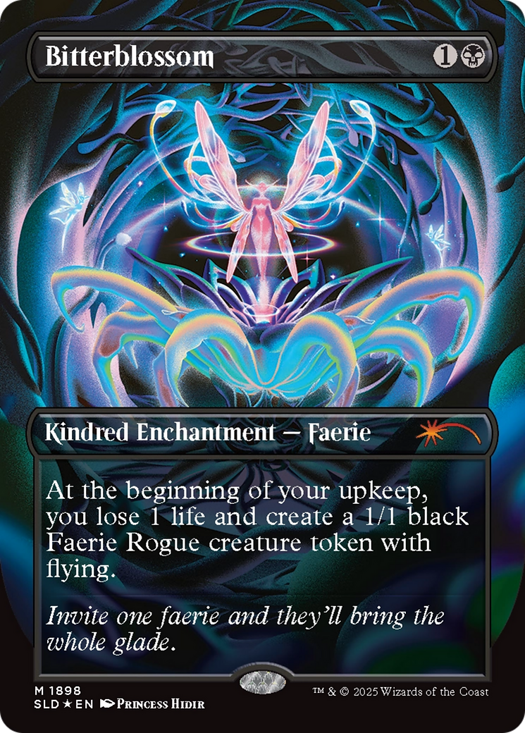 Bitterblossom (Double Rainbow Foil) [Secret Lair Drop Series] | Good Games Cannington
