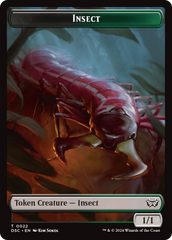 Shapeshifter // Insect (0022) Double-Sided Token [Duskmourn: House of Horror Commander Tokens] | Good Games Cannington