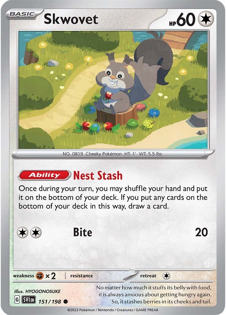 Skwovet (151/198) [Scarlet & Violet: Base Set] | Good Games Cannington
