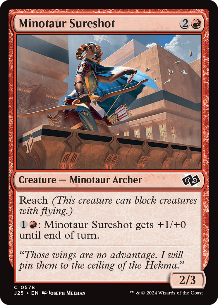 Minotaur Sureshot [Foundations Jumpstart] | Good Games Cannington
