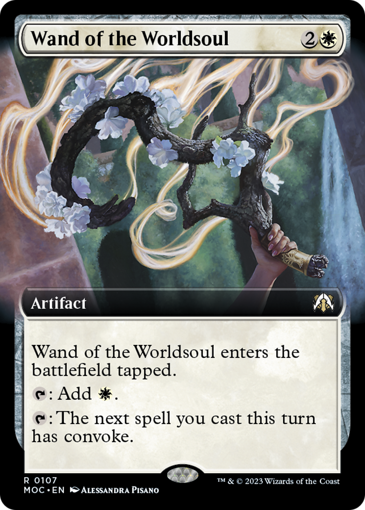Wand of the Worldsoul (Extended Art) [March of the Machine Commander] | Good Games Cannington