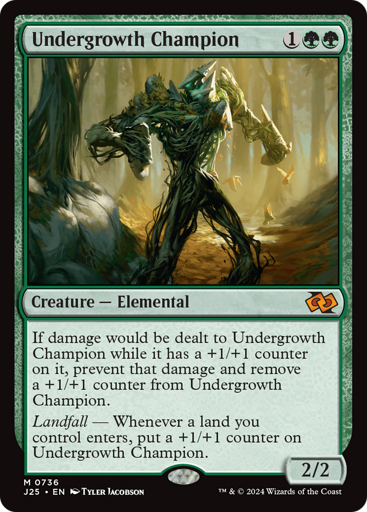 Undergrowth Champion [Foundations Jumpstart] | Good Games Cannington