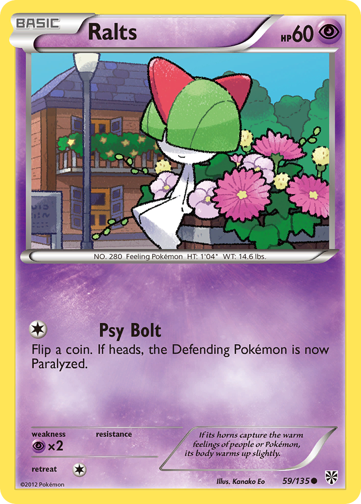 Ralts (59/135) [Black & White: Plasma Storm] | Good Games Cannington